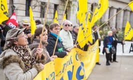 Manifestation contre le chômage et la précarité,