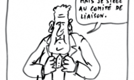 Dessin Dédé : Je siège au comité de liaison