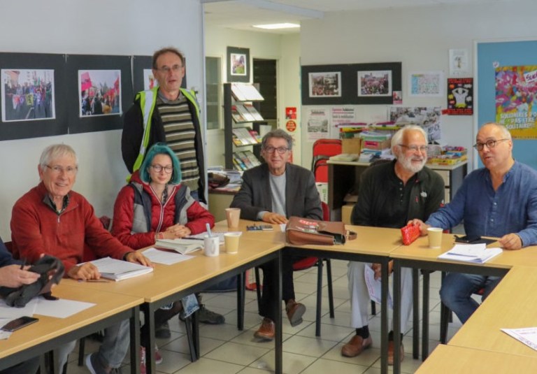 Chôm'actif en lutte contre la réforme des retraites (Clermont-Ferrand)