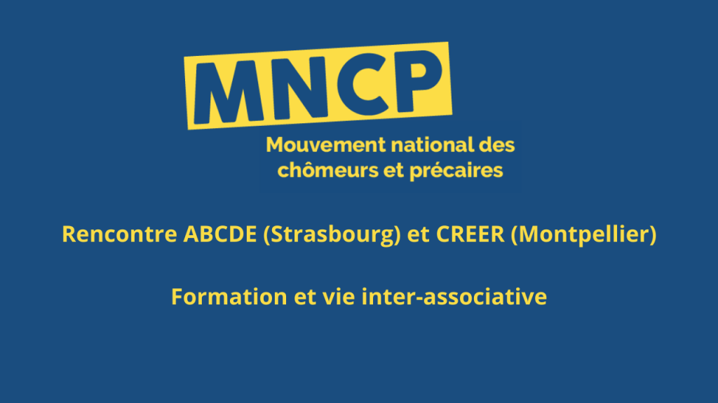 Rencontre inter associative entre CREER (Montpellier) et ABCDE (Strasbourg)